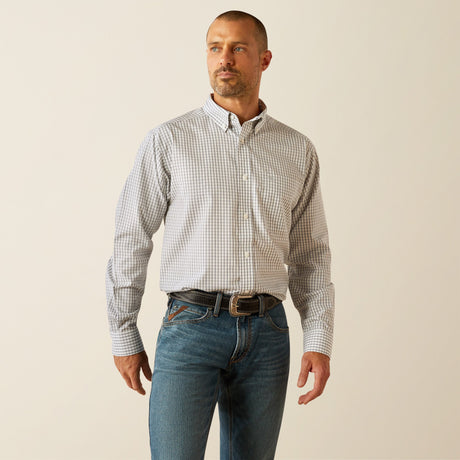 10054828 Mns Wf Olsen Classic Fit Shirt - Light Grey Light grey