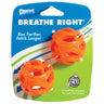 Chuckit! Air Breathe Right Dog Toy Fetch Ball 2 Pack - Small / Medium Orange /  / 2 Pack