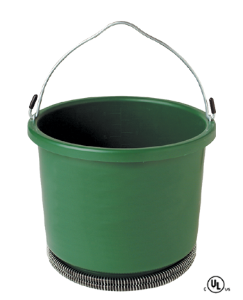 Farm Innovators 2 Gallon Plastic Heated Bucket - 60 Watts Of Power