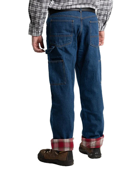 Berne Men's Heartland Flannel-lined Denim Dungaree