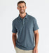 Free Fly Apparel Men's Bamboo Heritage Polo Slate blue