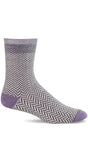 Sockwell Women's Herringbone Tweed Sock - Charcoal Charcoal