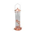 Farm Pro Copper Coated 4 Station Tube Bird Feeder Copper