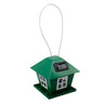 Farm Pro Solar Powered House Bird Feeder Green