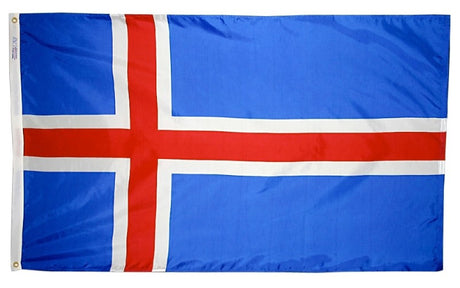 Ace World Flag Of Iceland 3x5'