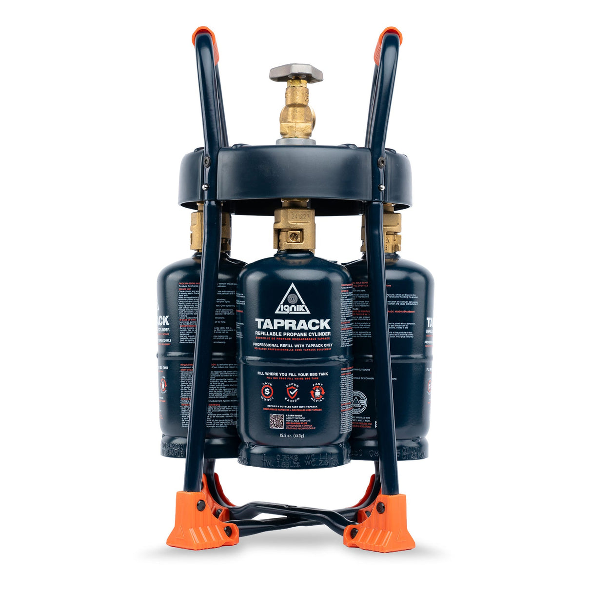 Taprack 4 Refillable Propane System