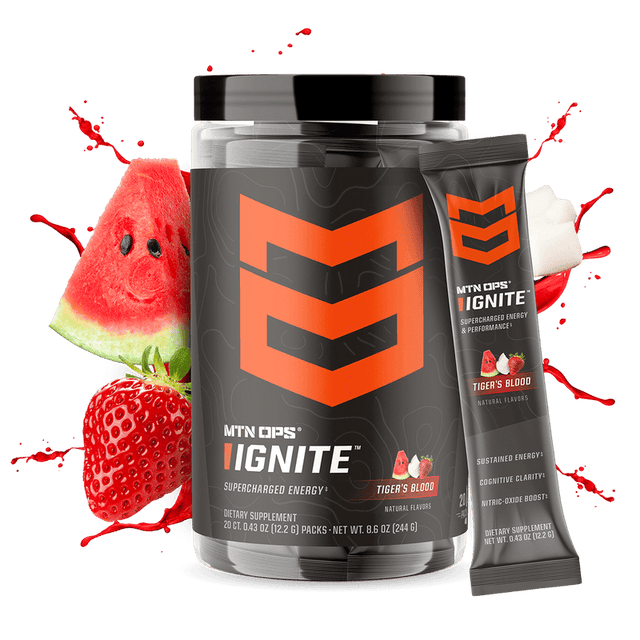 Mtn Ops Hot Ignite Energy + Focus + Hydration Trail Packs