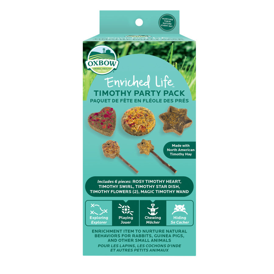 Oxbow Animal Health Enriched Life Timothy Chews Party Pack