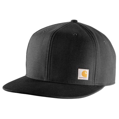 Carhartt Firm Duck Flat Brim Cap 001 black