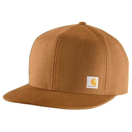 Carhartt Firm Duck Flat Brim Cap Carharttbrown