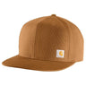 Carhartt Firm Duck Flat Brim Cap Carharttbrown