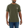 Carhartt Men's Force Relaxed Fit Mid Weight Short-Sleeve Pocket T-Shirt Basil Heather / REG