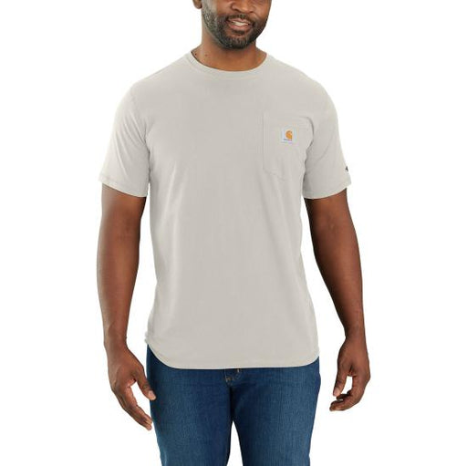Carhartt Men's Force Relaxed Fit Mid Weight Short-Sleeve Pocket T-Shirt Malt / REG