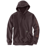 Carhartt Relaxed Fit Midweight Garment Dyed French Terry Graphic Sweatshirt Dark sepia