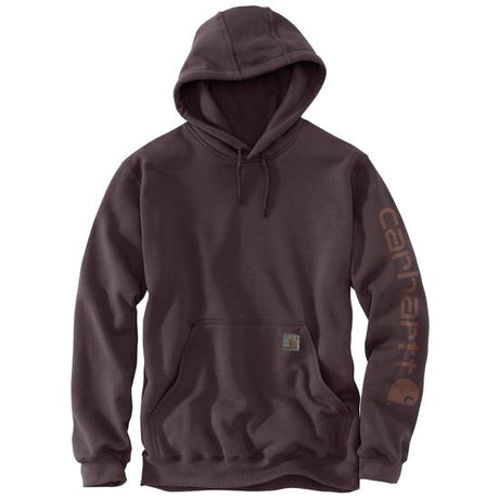 Carhartt Relaxed Fit Midweight Garment Dyed French Terry Graphic Sweatshirt Dark sepia
