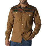 Carhartt Montana Rugged Flex Relaxed Fit Corduroy Long-sleeve Shirt Shadow