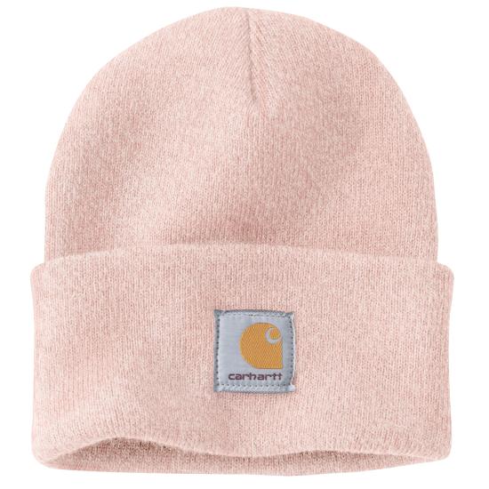 Carhartt Knit Cuffed Beanie - Ash Rose / Marshmallow Marl 