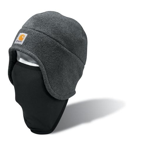 Carhartt Fleece 2-in-1 Headwear Chh charcoal hthr