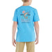 Carhartt Boy's Short Sleeve Outfish T-shirt Azure blue