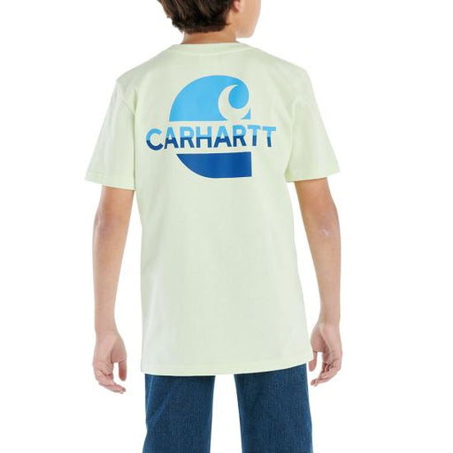 Carhartt Boy's Short Sleeve Gradient C T-shirt Angel falls