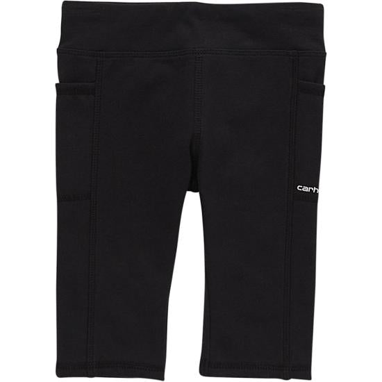 Carhartt Girl's Lightweight Crop Legging Caviar black