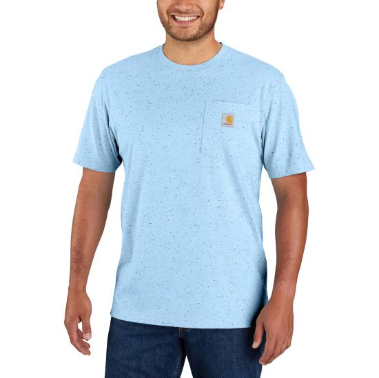 Carhartt Loose Fit Heavyweight Short-Sleeve Pocket T-Shirt - Moonstone Nep Moonstone Nep /  / REG