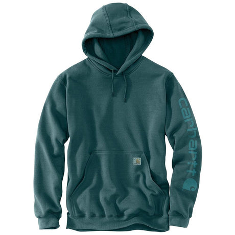 Carhartt Relaxed Fit Midweight Garment Dyed French Terry Graphic Sweatshirt Greenstone