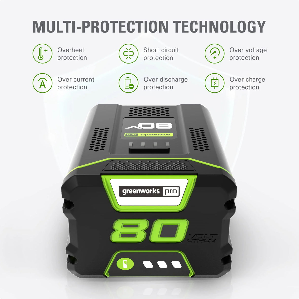 Greenworks 80V 2.0Ah Lithium-Ion Battery