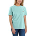 Carhartt Women's Loose Fit Heavyweight Short-Sleeve Pocket T-Shirt - Pastel Turquoise Pastel Turquoise