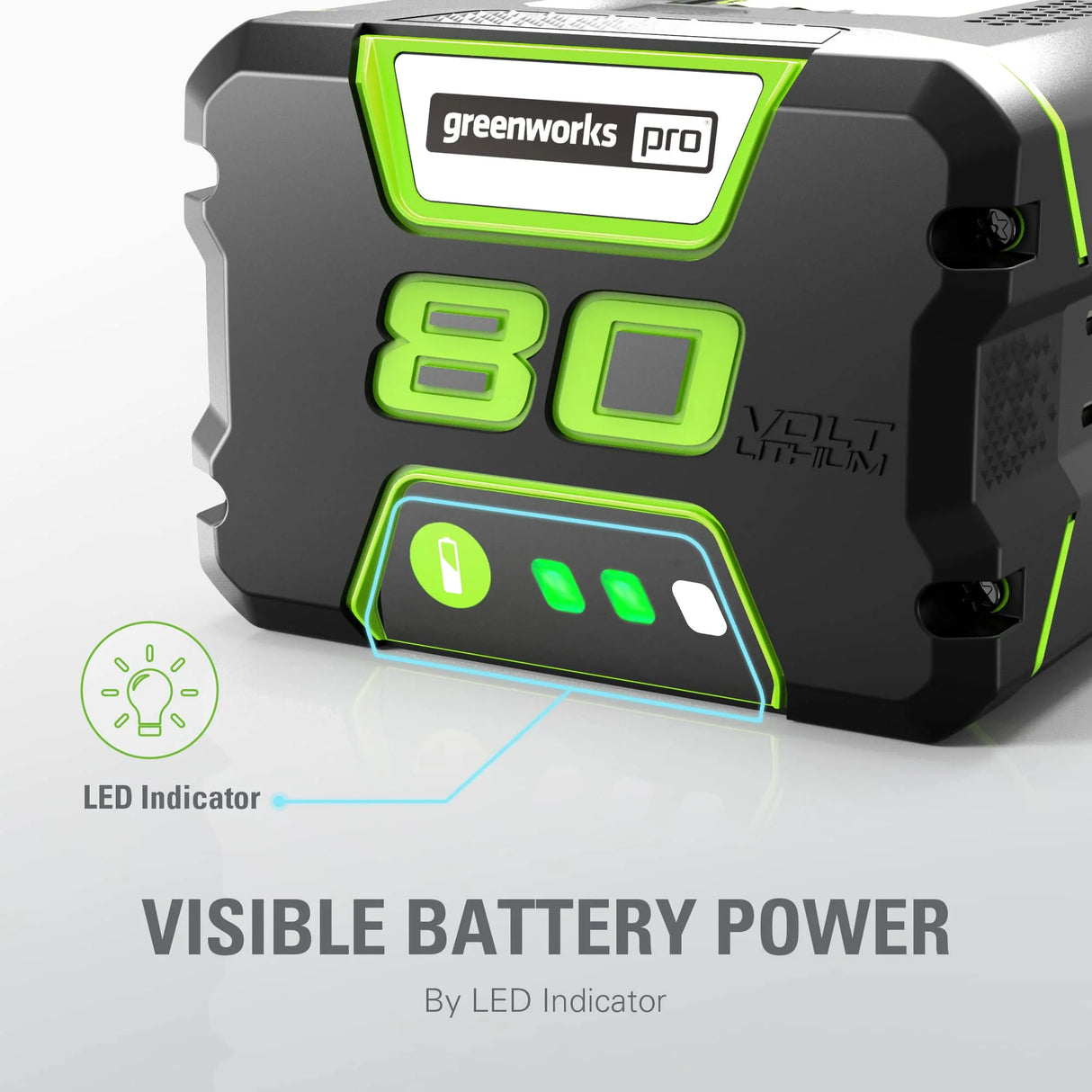 Greenworks 80V 4.0Ah Lithium-Ion Battery