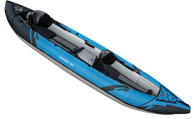 Aquaglide Chinook 120 Inflatable Tandem Kayak Blue
