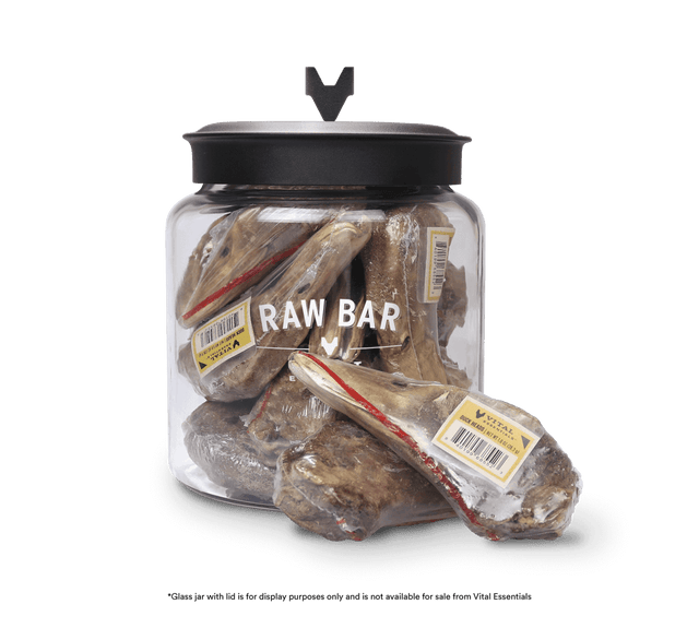 Vital Essentials Freeze Dried Raw Bar Duck Heads - 1ct. Single