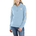 Carhartt Women's Relaxed Fit Midweight Logo Sleeve Graphic Hoodie Moonstone / REG