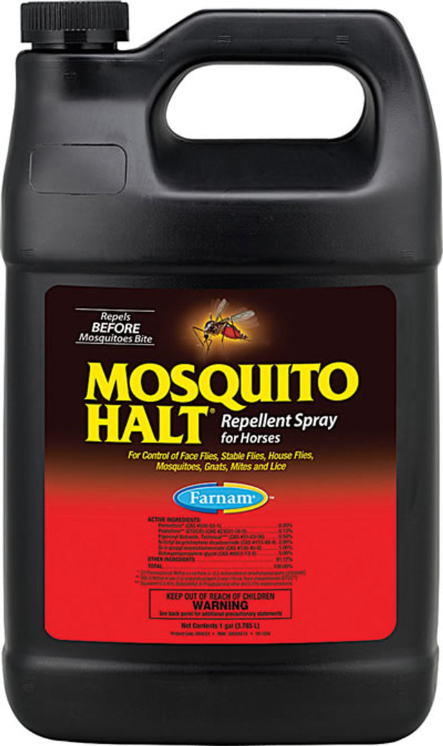 Farnam Companies Mosquito Halt Repellent for Horses - 1 Gallon