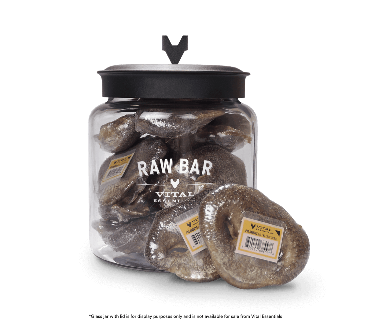 Vital Essentials Freeze Dried Raw Bar Pig Snouts - 1ct. Single