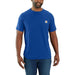Carhartt Men's Force Relaxed Fit Mid Weight Short-Sleeve Pocket T-Shirt Glass Blue / REG