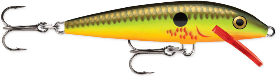 Rapala Original Floating Size 7 Bleeding hot olive