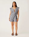 Carve Designs Women's Remi Romper - Navy Floral Navy Floral