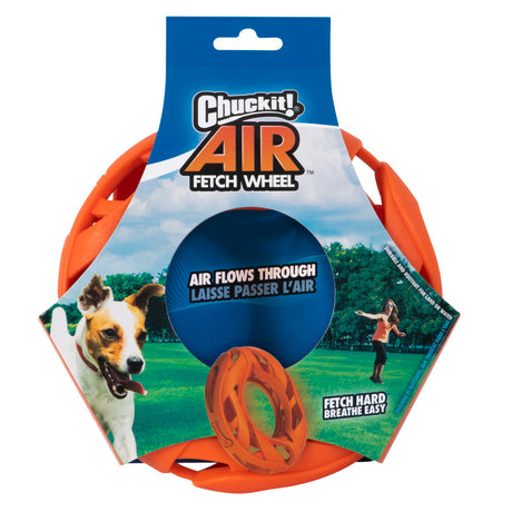 Chuckit! Air Fetch Wheel Dog Toy - Large Orange