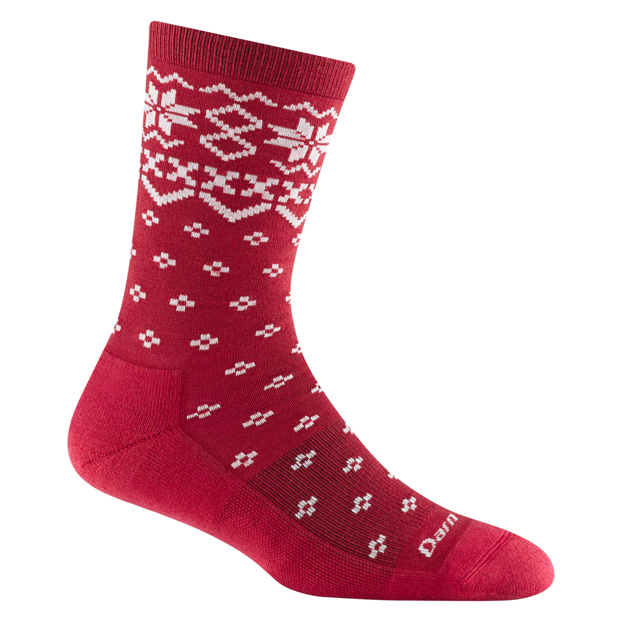 Darn Tough Women's Shetland Crew Lightweight Lifestyle Sock Cranberry