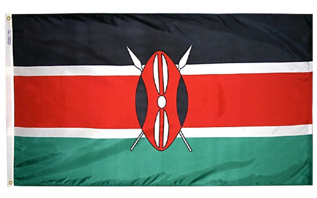 Ace World Flag Of Kenya 3x5'