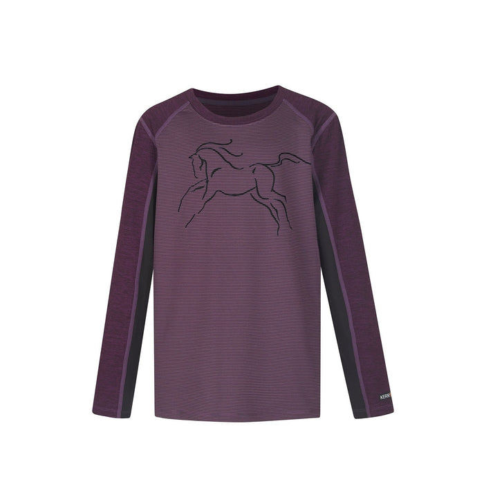 Kerrits Equestrian Apparel Kids First Pass Base Layer Top Magenta