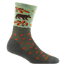 Darn Tough Women's Wild Life Crew Lightweight Lifestyle Sock Forest