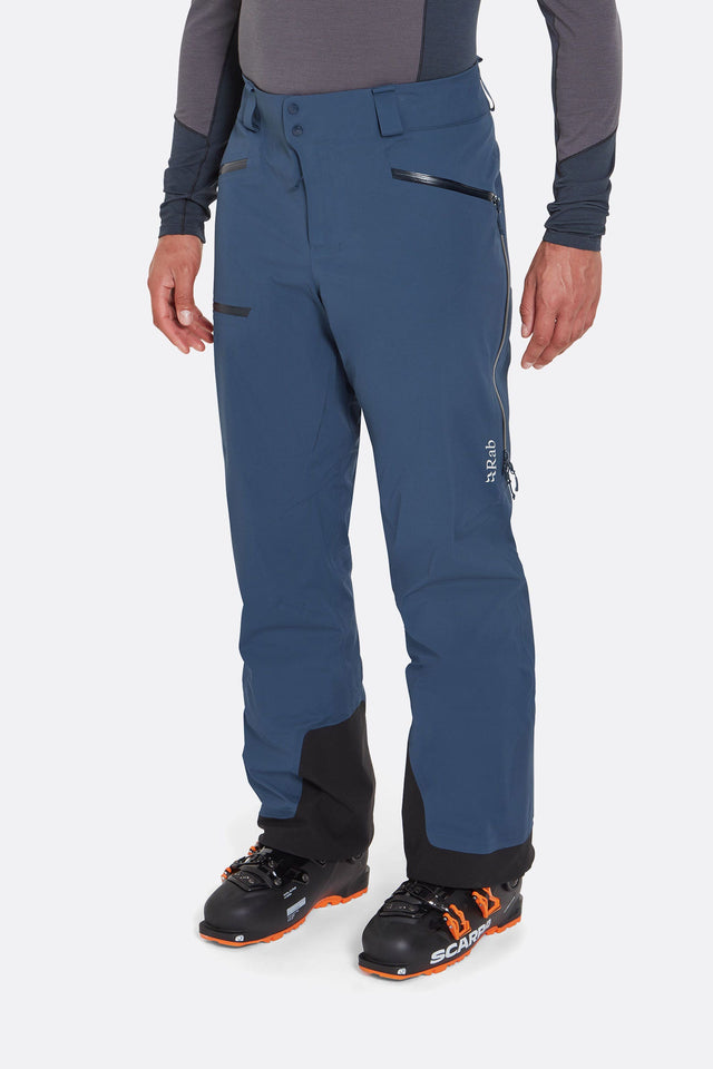 Rab Men's Khroma Kinetic Waterproof Ski Pants - Tempest Blue Tempest Blue