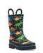 Western Chief Kids' Dino World Rain Boot - Black Black