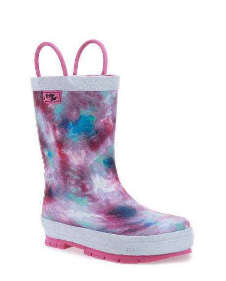 Western Chief Kids' Tie Dye Rain Boot - Fuchsia Fuchsia