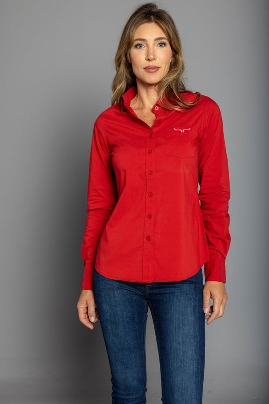 Kimes Ranch Women's Kr Team Shirt Red