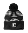 Carhartt Knit Pom Mountain Beanie - Black Black