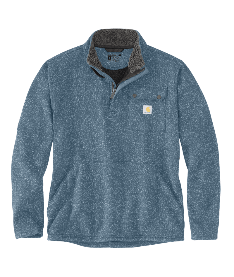 Carhartt Relaxed Fit Midweight Quarter-Zip Pocket Sweater Fleece - Thundercloud Thundercloud /  / REG