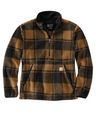 Loose Fit Fleece Pullover - 2 Warmer Rating - Carhartt Brown / Black Plaid Carhartt Brown / Black Plaid /  / REG